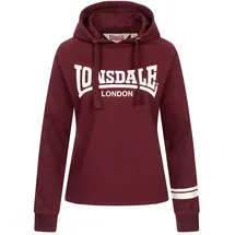 Lonsdale Callanish Kapuzenpullover - Oxblood - L