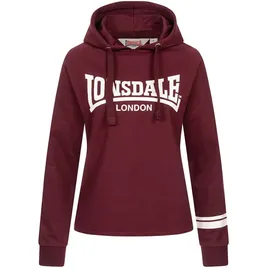 Lonsdale Callanish Kapuzenpullover - Oxblood - L