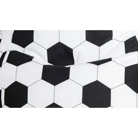 Sitting Point BeanBag Fussball XL weiß/schwarz