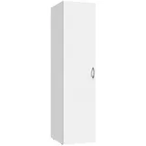 XORA Mehrzweckschrank, Weiß, 1 Fächer, 45x185x54 cm, BQ - Bündnis für Qualität, Made in Germany, DIN EN ISO 9001, erweiterbar, Waschküche, Mehrzweckschränke