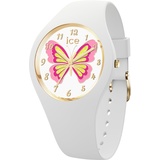 ICE-Watch - ICE fantasia Butterfly lily - Weiße Mädchenuhr mit Plastikarmband - 021951 (Extra small)