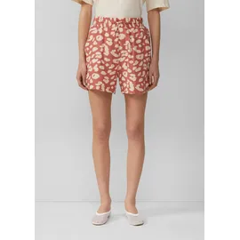 QS Shorts aus Musselin Orange 36