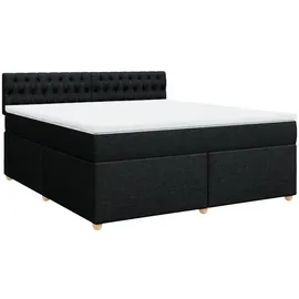 vidaXL Boxspringbett 180 x 200 cm Schwarz