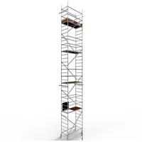 Altec Rollfix® 2.0 1000 | 10m Arbeitshöhe | bremsb. Lenkrollen (Ø125mm) | Made in Germany | TÜV&GS | belastbar 200kg/m2 | Norm - EN 1004:2005 | Modulares Arbeitsgerüst | Alu-Gerüst