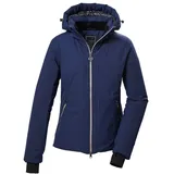 KILLTEC Damen Skijacke/Funktionsjacke mit abzippbarer Kapuze und Schneefang KSW 104 WMN SKI JCKT, midnight, 50