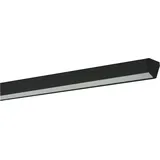 L&S Leuchte Lugano Touch neutralweiß, 1200mm, schwarz