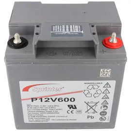 Exide Sprinter P12V600 12V 24000 mAh 1 St.