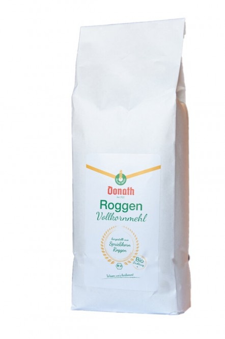 Donath Mühle Roggen Vollkornmehl bio 1kg