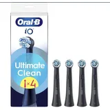 Oral-B iO, Ultimate Clean Schwarz, 4 Stück