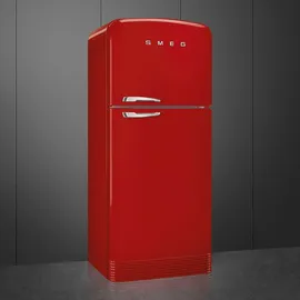 Smeg FAB50RRD5 Retro-Kühl-Gefrierkombination (400 l, 1921 mm hoch, Rot)