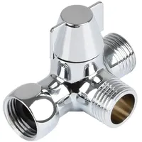 WENROU Dusche Adapter Umsteller, Wasserhahn Ventil Umschalter, 3-Wege-Dusche