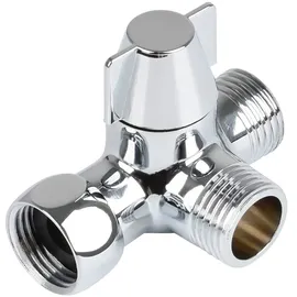 WENROU Dusche Adapter Umsteller, Wasserhahn Ventil Umschalter, 3-Wege-Dusche