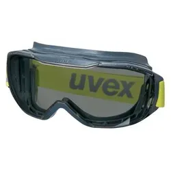 uvex Vollsichtbrille megasonic, UV400 grau/gelb - 9320281 - grau/gelb