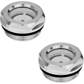 Ganter Normelemente Ölschaugläser Aluminium | Floatglas 743-18-M27X1,5-A