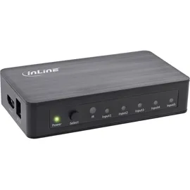InLine HDMI Switch, 5-fach, 4K2K@60Hz, HDCP 2.2