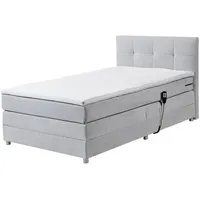 Ed-lifestyle polstermöbel Boxspringbett TOULOUSE - silber
