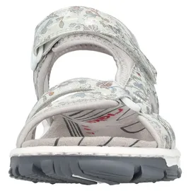 Rieker Riemchensandale Damen Hellgrau Multicolor 40