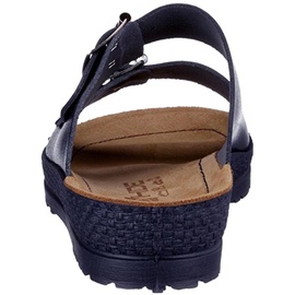 Rohde Neustadt D 1431 Schuhe Damen Pantoletten Clogs Weite G, Größe:43 EU, Farbe:Blau