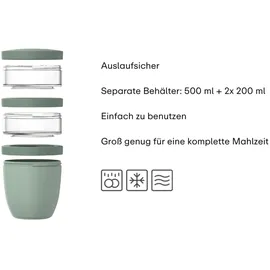 Mepal Ellipse Lunchpot Vivid Mauve 500 ml + 2 x 200 ml