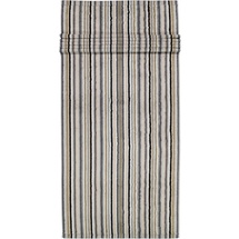 CAWÖ Life Style Streifen 7048 Saunatuch 70 x 180 cm kiesel