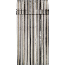 CAWÖ Life Style Streifen 7048 Saunatuch 70 x 180 cm kiesel