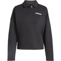 Adidas Essentials LINEAR Sweatshirt Schwarz/Weiß M
