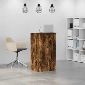 vidaXL Empfangstheke Räuchereiche 55x50x103,5 cm Holzwerkstoff