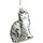 SIKORA Katze Glas Figur Weihnachten Anhänger Ornament - Meisterstücke - BS705, Variante:grau getiegert