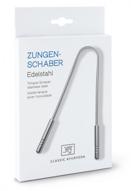 Classic Ayurveda Zungenschaber Edelstahl