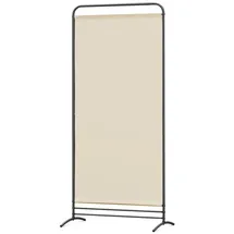 Angel Living Paravent Klappbar Raumteiler Freistehend Sichtschutzwand, Paravent 1 Teilig, 81(B)x 50(T)x 180(H)cm beige