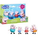 Hasbro Peppa Pigpa Pig Peppa Pigpas Fünfköpfige Familie