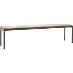 &Tradition Ville AV28 Gartenbank, 180 x 40 cm, bronze green