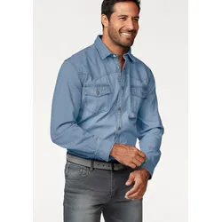 Jeanshemd, Western Stil, Gr. 37/38 (S) - N-Gr, bleached, , 585028-37 N-Gr