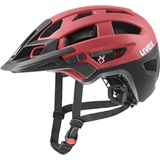 Uvex finale 2.0 - sicherer MTB-Helm für Damen und Herren - individuelle Größenanpassung - erweiterbar mit LED-Licht - red-black matt 52-57 cm