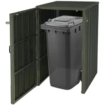 Mendler Mülltonnenbox MCW-J28-1er grau