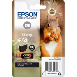 Epson 478XL - 11.2 ml - mit hoher Kapazität - Grau - Original - Tintenpatrone