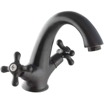 PaulGurkes Nostalgie Armatur Wasserhahn schwarz Mischbatterie Retro