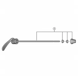 Shimano Schnellspanner FH-MT200-B 176 mm