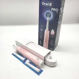 Oral B Pro 3 3000 CrossAction rosa + 2 Aufsteckbürsten