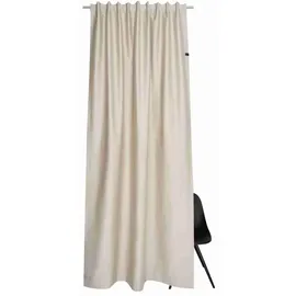 Schöner Wohnen Kollektion Gardine Soft 130x250 - Vorhang Blickdicht Sand Baumwollmix - Vorhänge Wohnzimmer - Dekoschal - Curtains