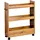 KESPER Nischenregal 1 tlg. 3 Abstellflächen 4 Rädern 0 x 0 x 0 cm Beige/Braun