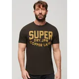 Superdry T-Shirt »COPPER LABEL WORKWEAR TEE«, Gr. M, vintage black, , 95321466-M