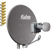 Fuba DAL 804 A Sat Satelliten Anlage Alu Anthrazit