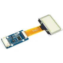 Waveshare 1.51 Transparent OLED Displaymodul, SPI, I2C, 128×64 Pixel, 3,35V