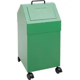 stumpf metall Sortsystem 45, fahrbar RAL 6024/6024, 45 Liter