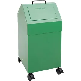 stumpf metall Sortsystem 45, fahrbar RAL 6024/6024, 45 Liter