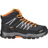 CMP Rigel Mid WP Kinder Anthracite/Flash Orange 34