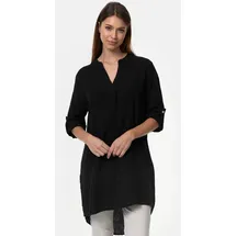 pm selected Damen Longbluse Romantische Musselin Oversized Tunika in Einheitsgröße PM10