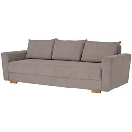Home Affaire 3-Sitzer HOME AFFAIRE "MAGHERA 230 cm - OTTO. Verlässliche Qualität.", beige, B:230cm H:79cm T:92,5cm, 100% Polyester, Sofas, Schlafsofa, Bettkasten, pflegeleicht
