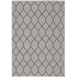 Pergamon In & Outdoor Teppich Flachgewebe Marbella Grau, Modern 80x150cm